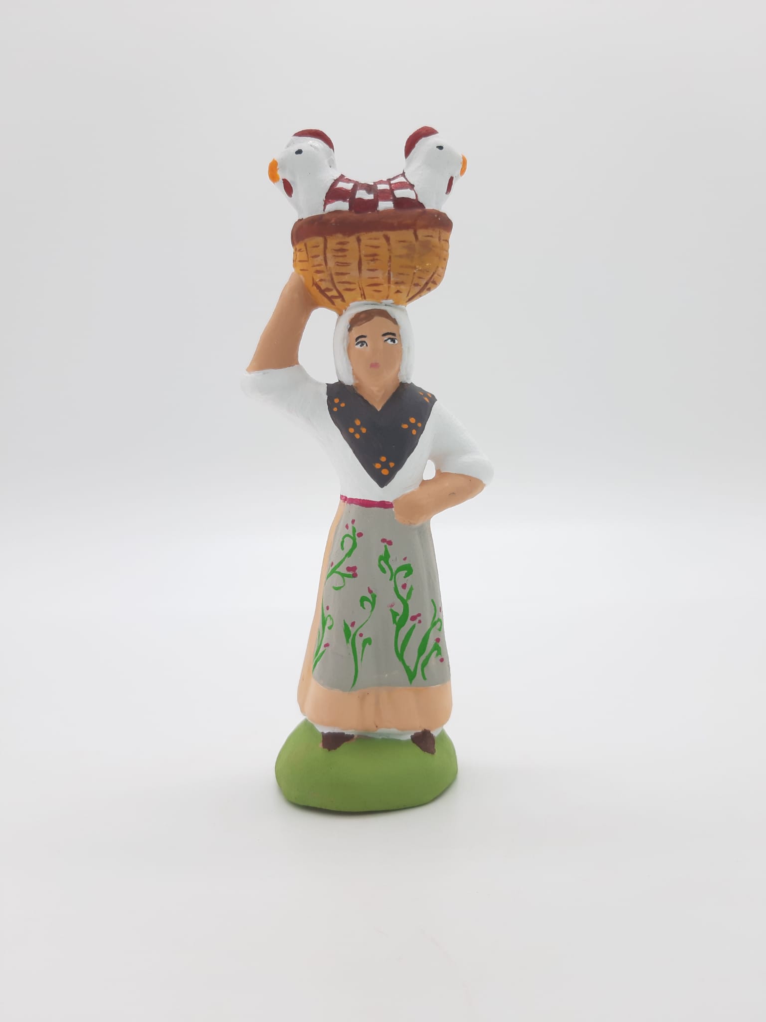 Femme aux poules